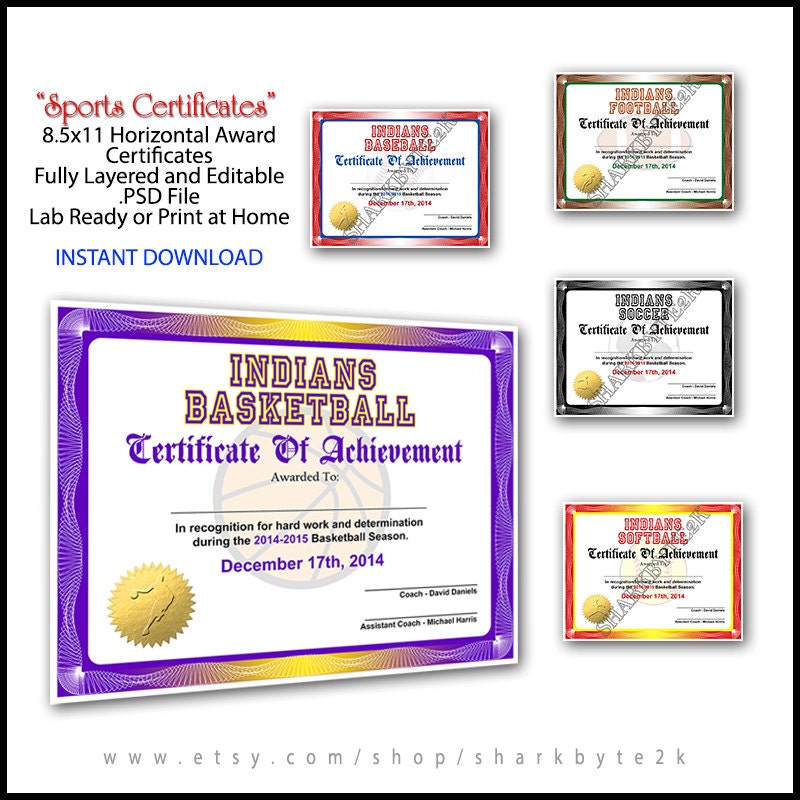 acheivment certificates