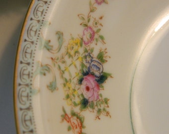 Set of 6 Vintage N S Japan Hand Painted China Berry Bowls - Occupied Japan