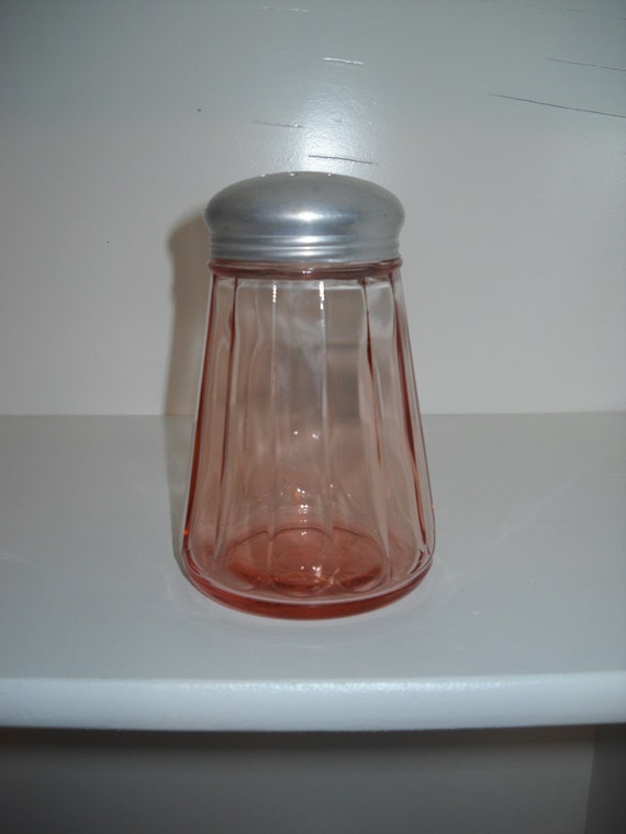 Depression Glass PINK Sugar Shaker