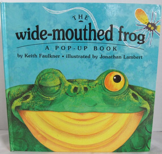 THE WIDE-MOUTHED Frog a Pop Up Book by Keith by CellarDeals