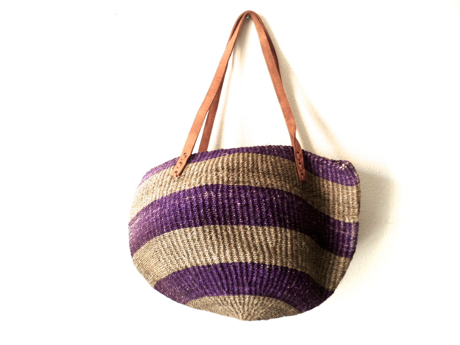 basket weave leather bag