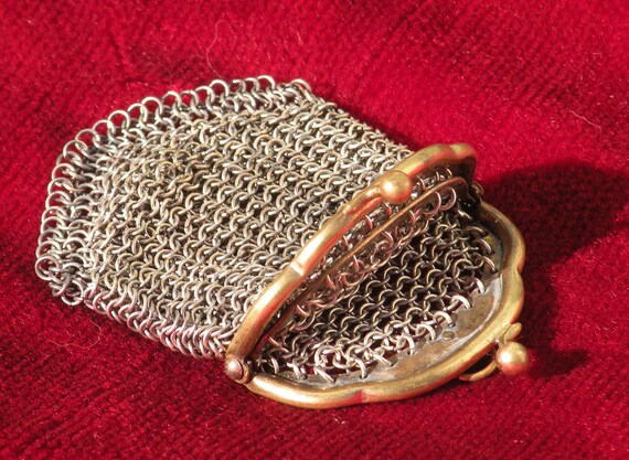 Antique/vintage metal mesh coin purse Downton by LaBonneVie72