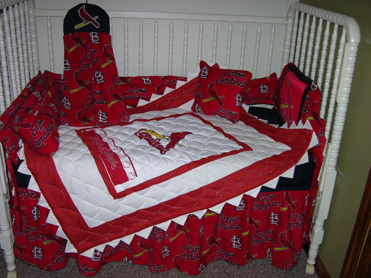 New St Louis Cardinals Crib Nursery Bedding Set Prairie