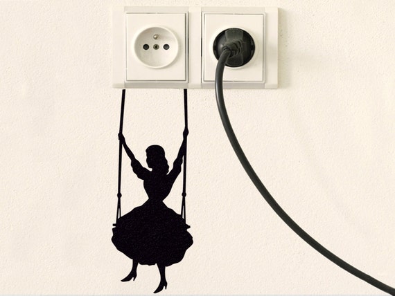 Girl In A Swing Velvet Wall Decor