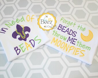 Mardi Gras Sibling Set, Brother Sister Mardi Gras, Boys Mardi Gras Shirt, Girls Mardi Gras Shirt, Mardi Gras Shirt, 1st Mardi Gras