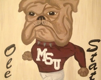 mississippi state bulldog stuffed animal