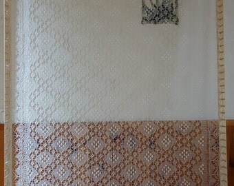 Hand-knitted wedding shawl, Estonian lace, Haapsalu shawl, Sofia pattern - warm and lacy! FREE SHIPPING WORLDWIDE!