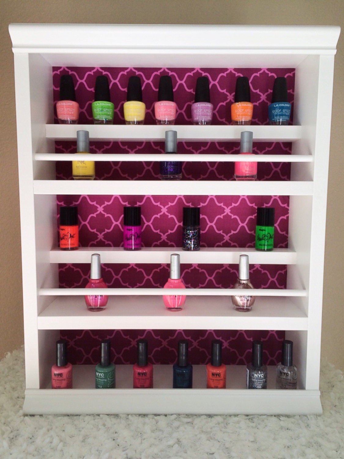 Nail Polish Rack by on Etsy
