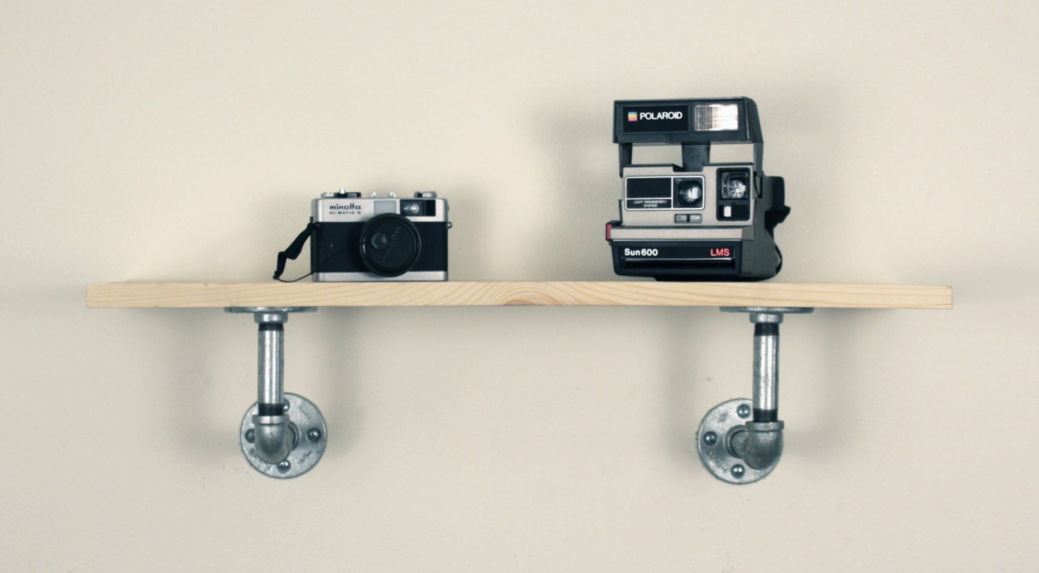 Galvanized Pipe Shelf by ThisIsHomeDesign on Etsy