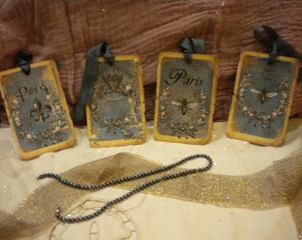 Hanging / Gift Tags: Paris
