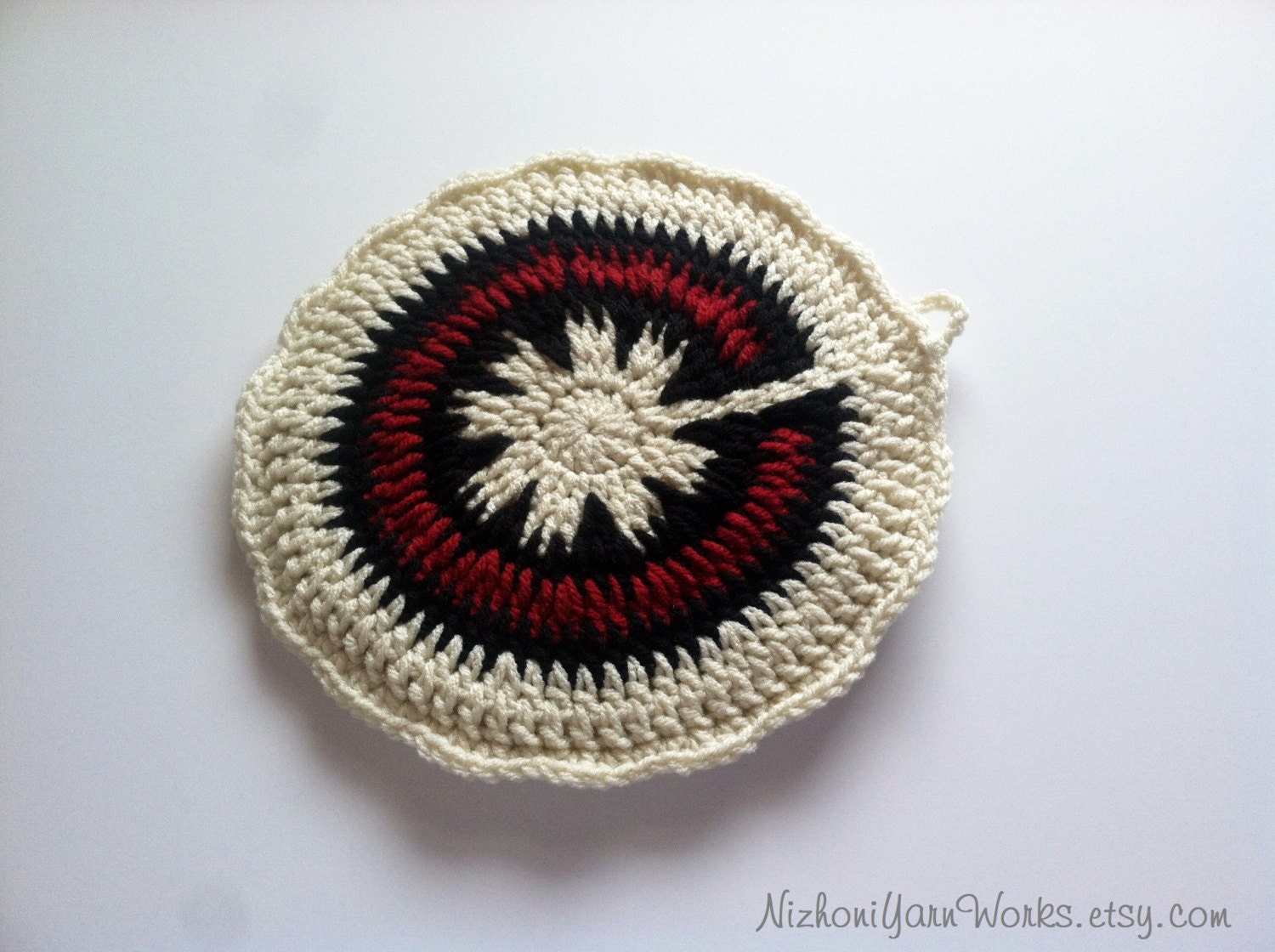 Navajo Crocheted Pot Holders Native American by NizhoniYarnWorks