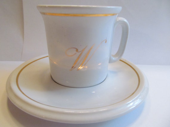 ACF set and 69 cups of saucers and 4 Vintage Italy vintage Cups Espresso  espresso Saucers Gold Rim