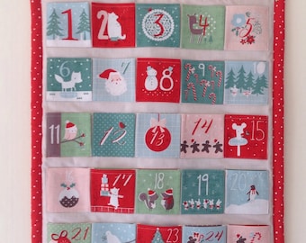 Advent calendar - retro inspired fabric