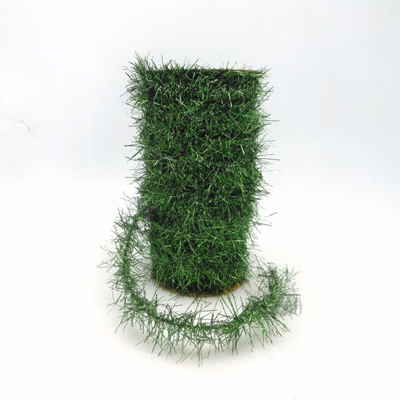 kelly green christmas green tinsel garland spool 10 yards kelly green christmas green tinsel garland spool 10 yards