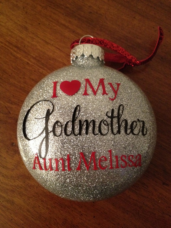 items similar to godmother godfather glitter ornament on items similar to godmother godfather glitter ornament on