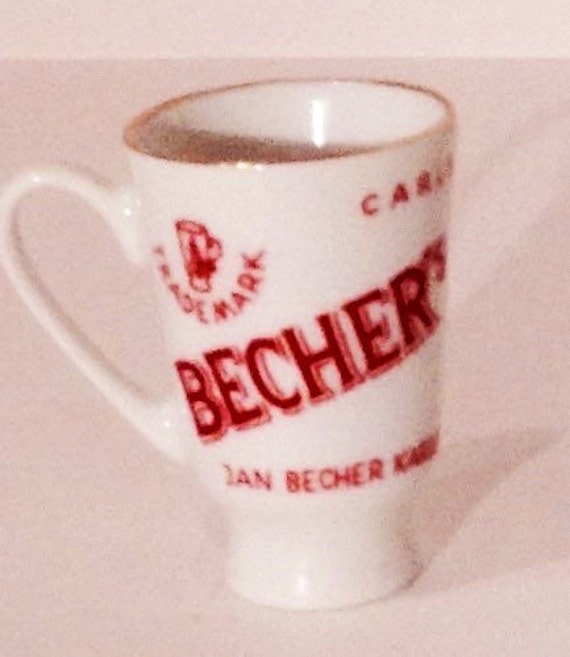Vintage Carlsbad Becher's Liqueur Porcelain by 57HollywoodNorth