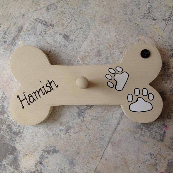 Dog Lead Holder Handmade Personalised Wooden Dog Lead/