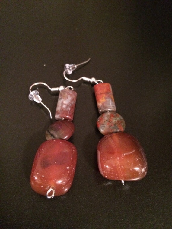 Rust colored jewelry 2timothys16 stone bracelets by 2Timothys16