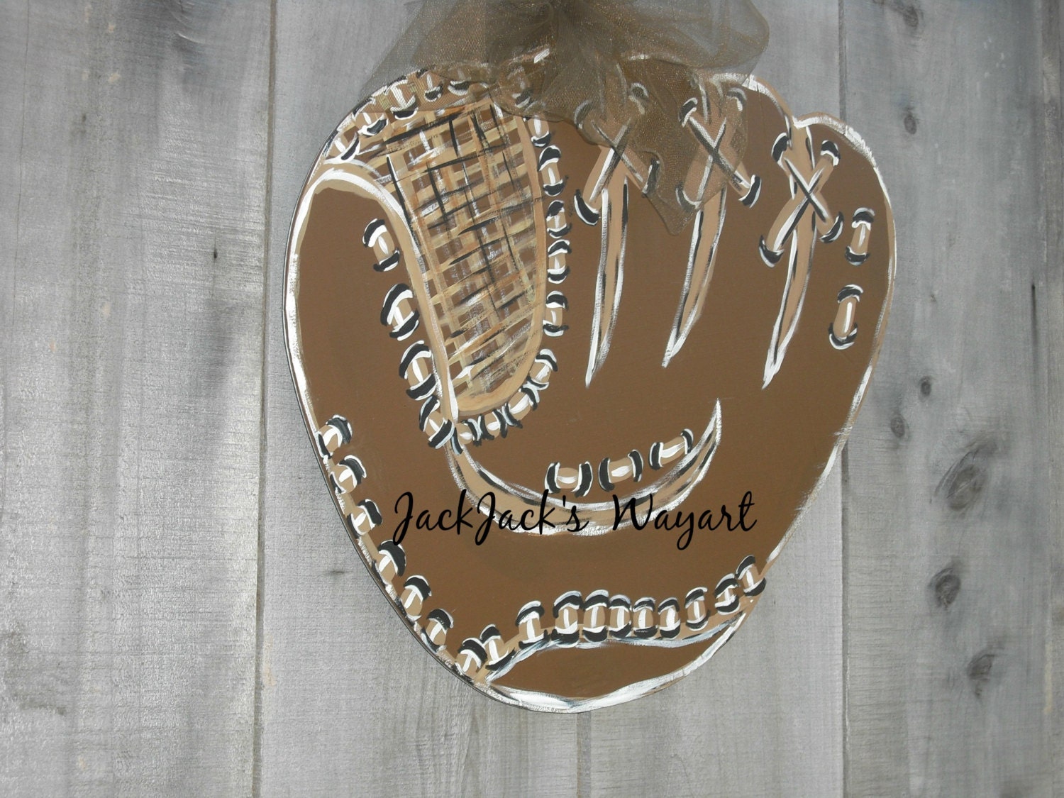 Baseball door hanger softball door hanger by JackJacksWayart