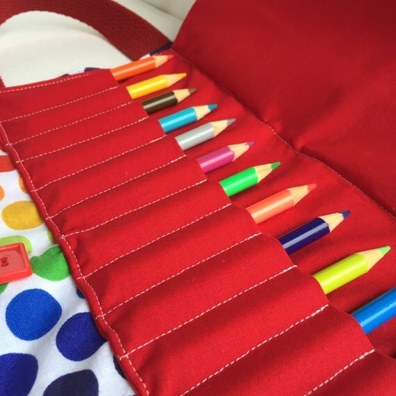 Children's Travel Art Set Kit N Kaboodle by applesandcarrots