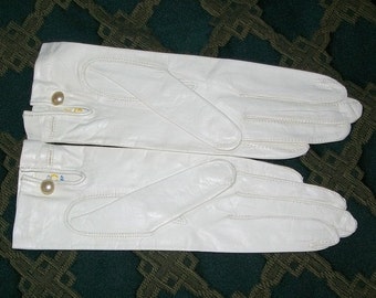 Vintage Child's Leather Gloves - Grandoe