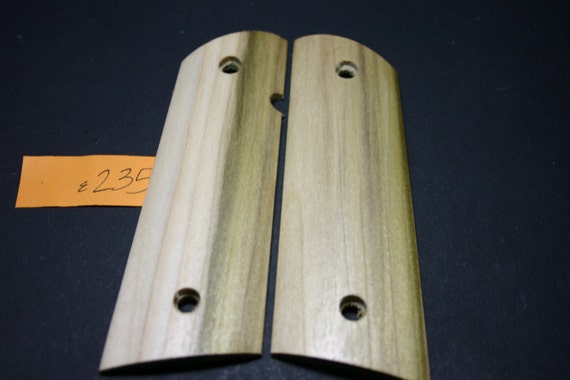 Diy Unfinished 1911 Grips Green Wood Magwell Style Colt diy unfinished 1911 grips green wood magwell style colt