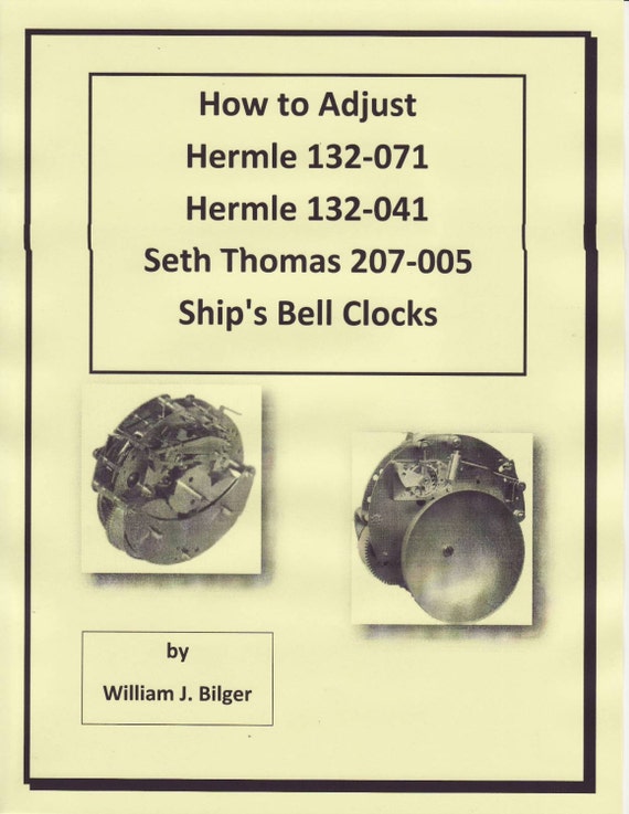 How to Adjust hermle 132071 132041 Seth Thomas 207005
