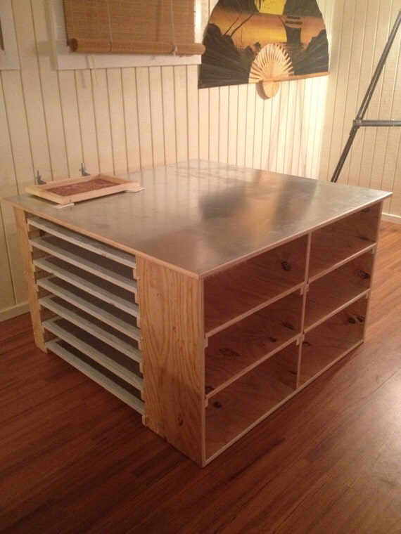 Screen Printing / Crafting Table by JessicasDesignArt on Etsy