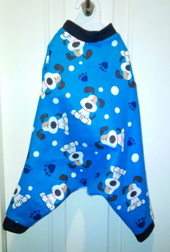 puppy flannel pajamas