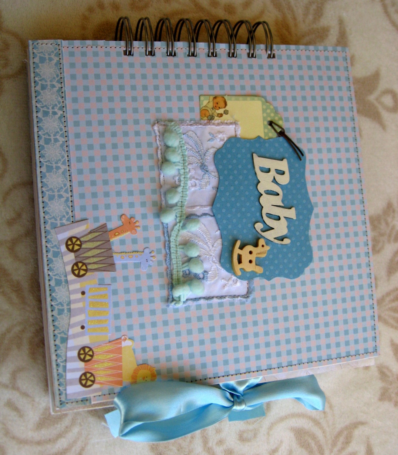 Baby Boy Mini AlbumBaby Boy Mini Scrapbook Album Baby Boy