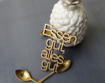 Essen gut, alles gut - wood lettering size M