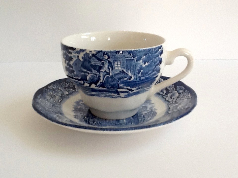 Johnson Brothers Tea Cup & Saucer Staffordshire England