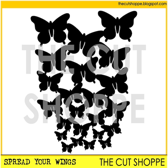 The Spread Your Wings cut file, can be used as a background design for your scrapbooking and papercrafting projects.