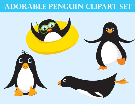 snow penguin clip art - photo #49