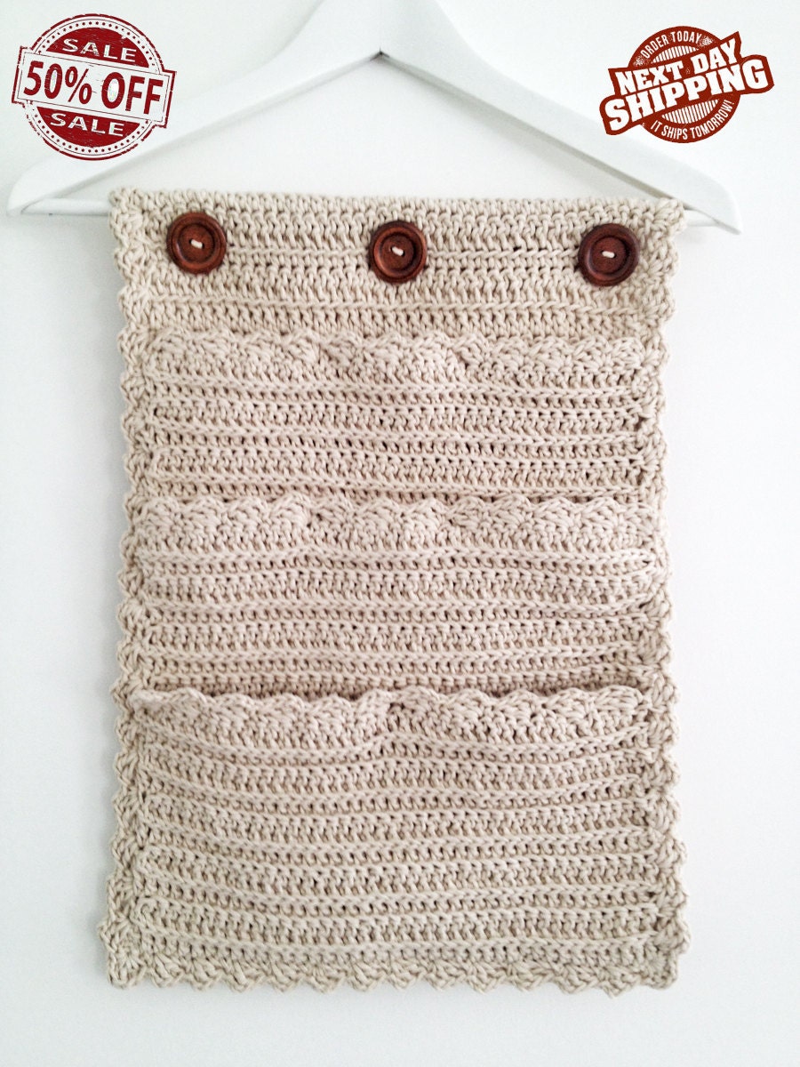 NEW CROCHET HANGING ORGANIZER PATTERN Crochet