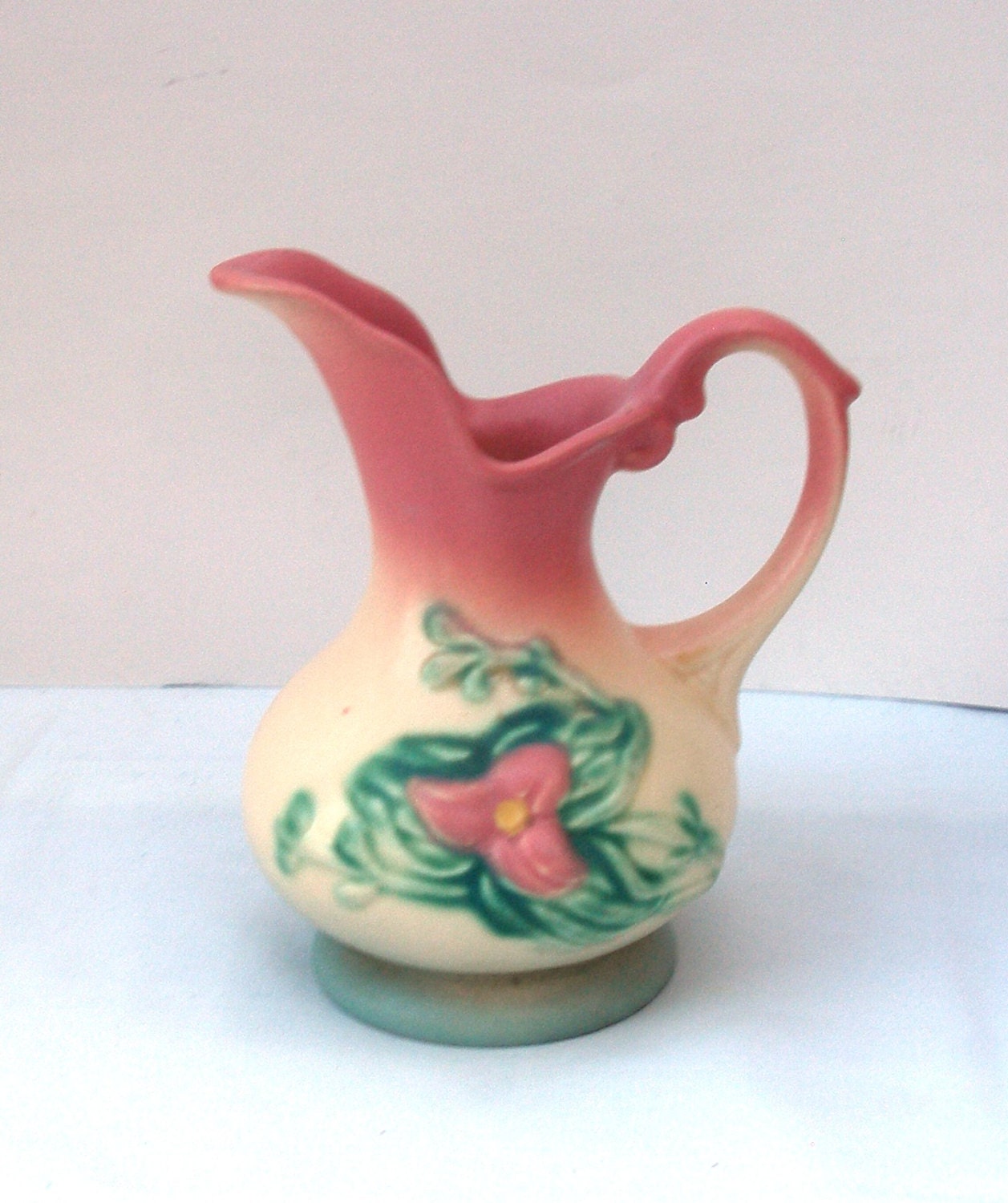 SALE......1940s Hull Pottery Pitcher Ewer by