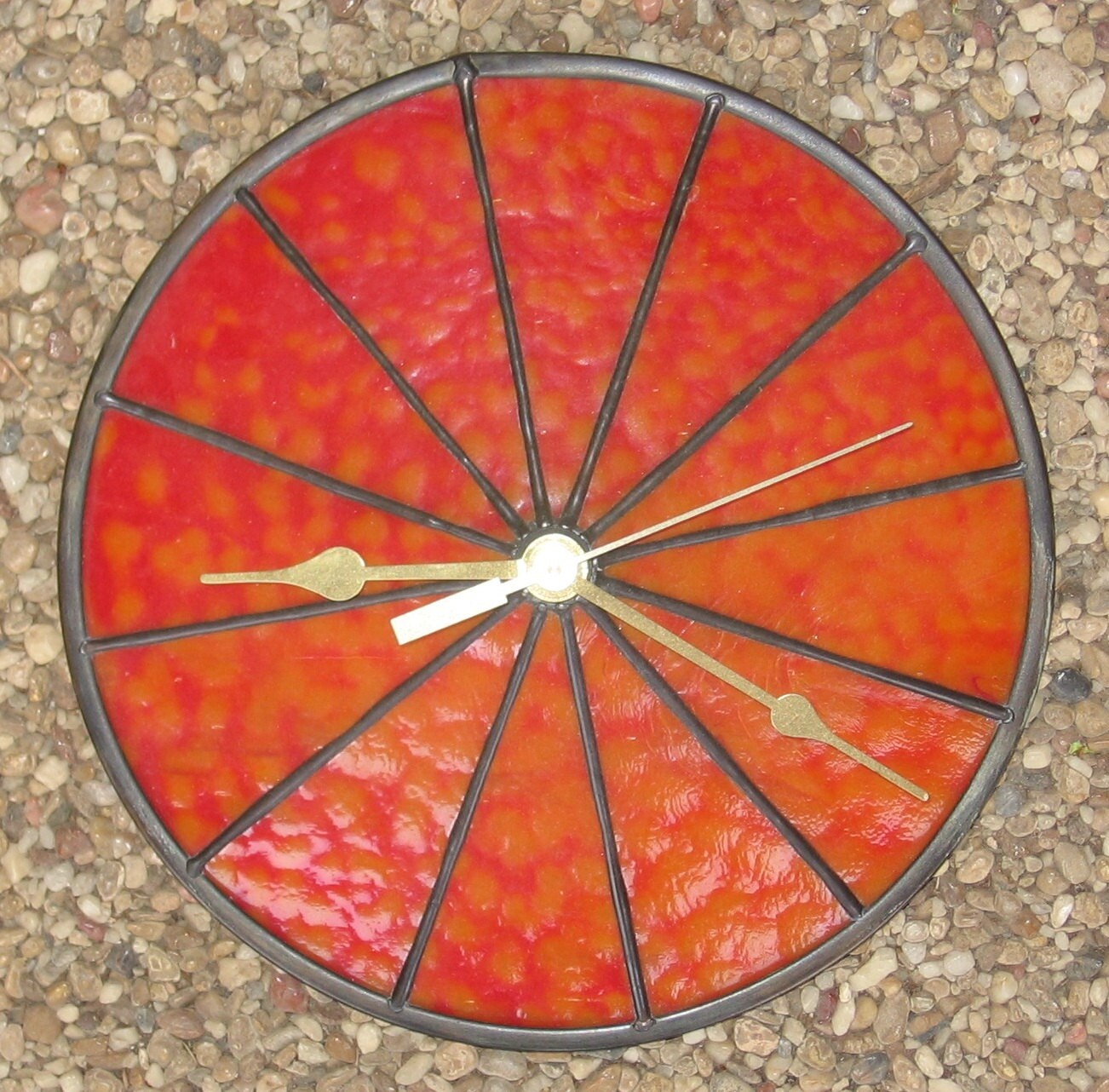 Stained Glass Wall Clock PDF Instructions and by TexasGlassMaster