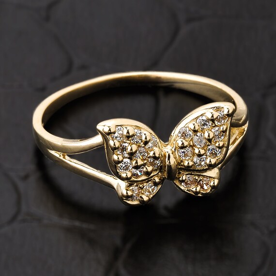Butterfly Ring gold butterfly ring butterfly jewelry