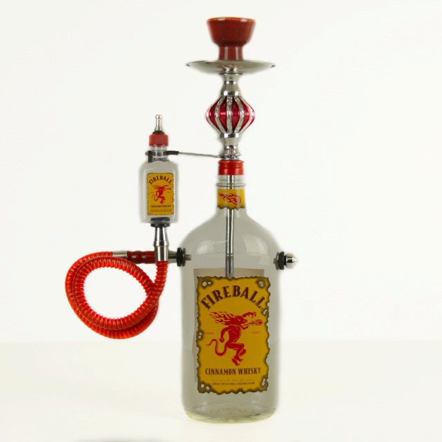 Items similar to FIREBALL whiskey liquor bottle HOOKAH on Etsy
