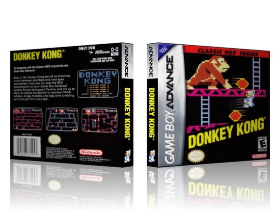 GBA Classic NES Series Donkey Kong by CustomGameCases on Etsy