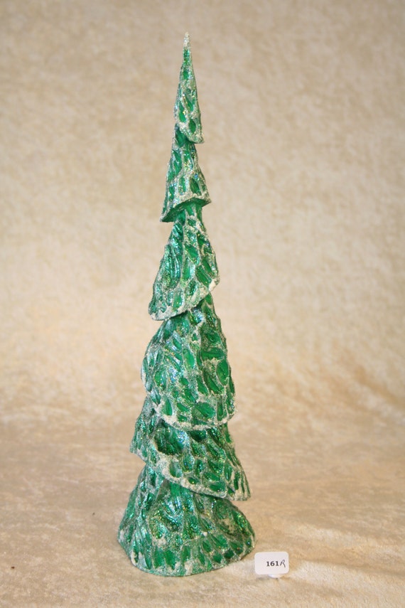 Hand Carved Wood Christmas Tree 161 by SanlanWoodArt on Etsy