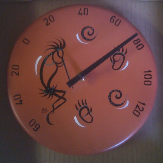 Items similar to Indoor / Outdoor Thermometer Kokopelli on Terra