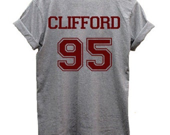 michael clifford shirt 5 seconds of summer t-shirt sport grey printed ...
