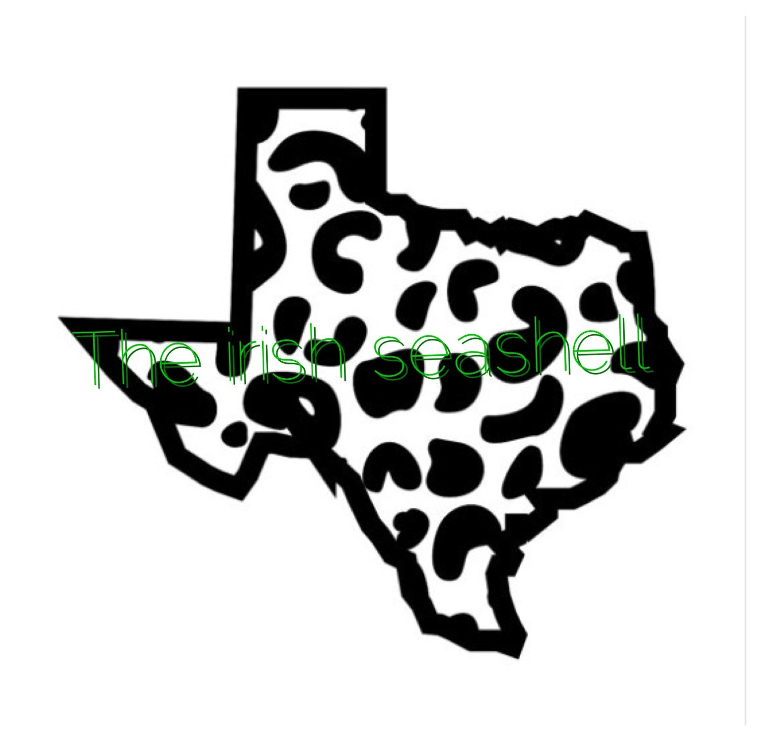 Download Texas Cheetah Leopard Jaguar Print SVG DXF FILE from ...