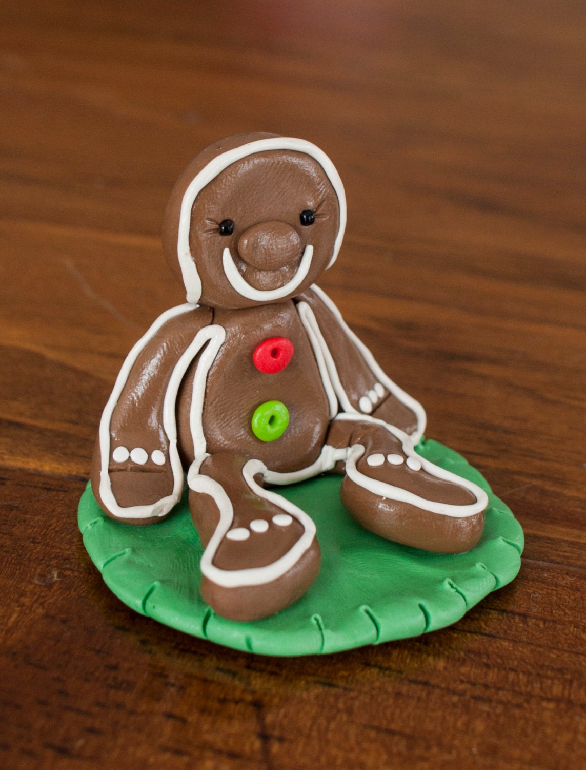 Gingerbread Man clay figure