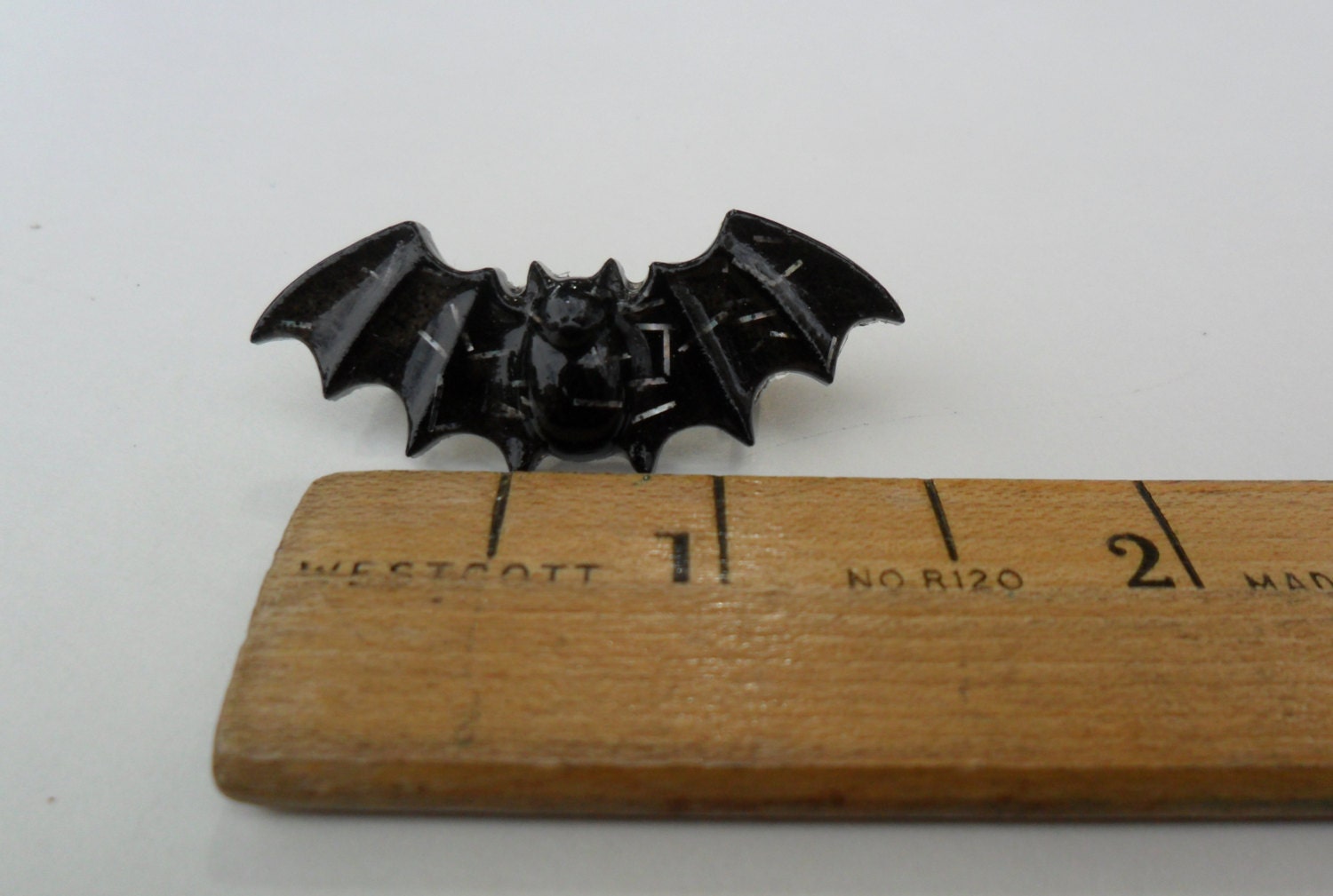 Small bat pin by BootifulBaubles on Etsy