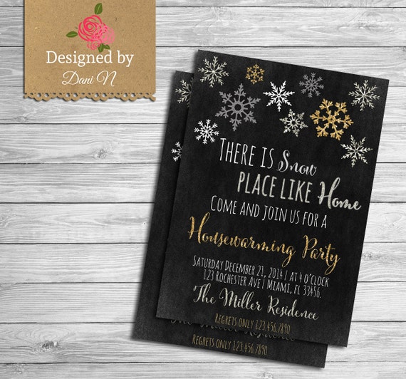 Holiday And New Home Invitations 6