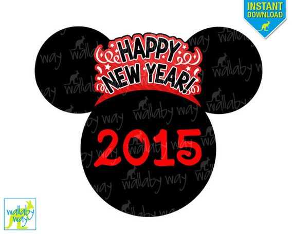 mickey mouse happy new year clipart - photo #38