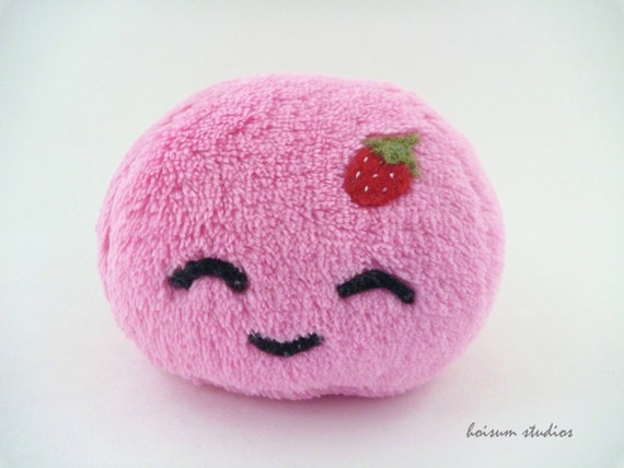 strawberry mochi plush