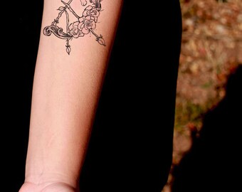 small rose tattoo etsy small rose tattoo etsy